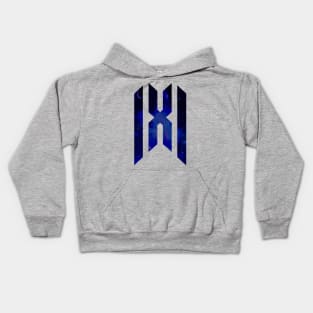 Monsta X Logo Night Sky Kids Hoodie